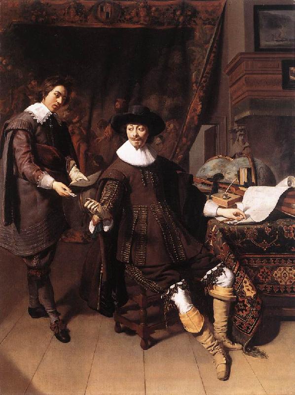 KEYSER, Thomas de Constantijn Huygens and his Clerk g